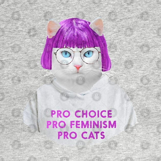 Feminist Cat by DarkMaskedCats